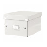 Scatola archivio con maniglie leitz piccola clickstore bianco metal