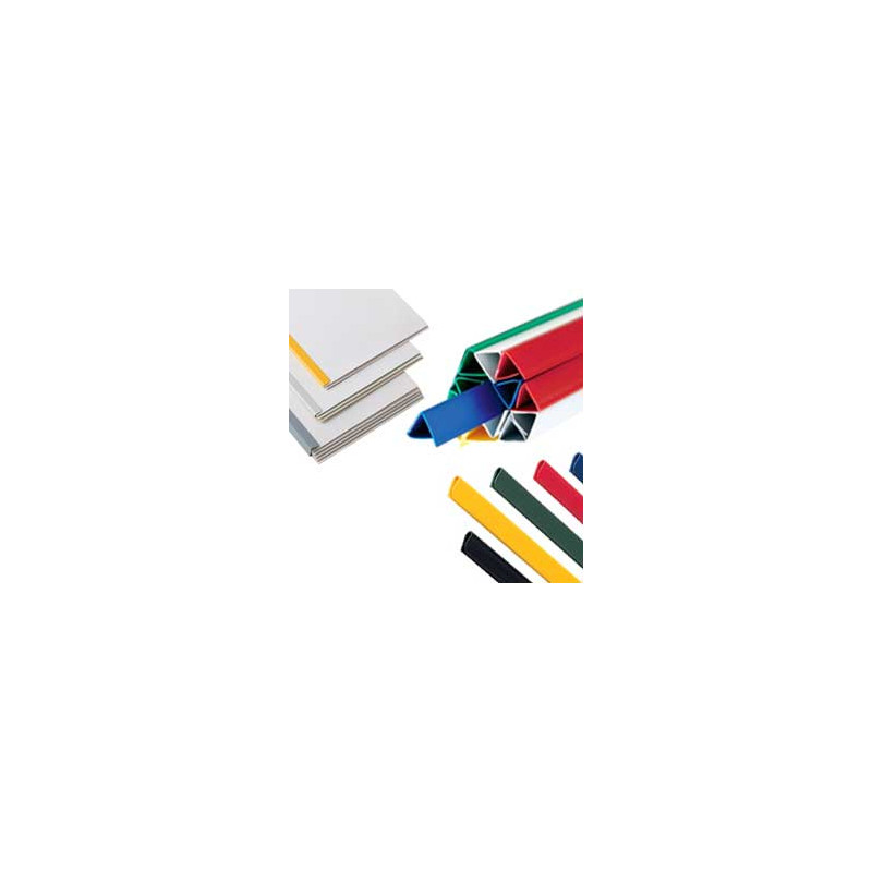 30 dorsi rilegafogli 11mm rosso titanium [rileg11-03]