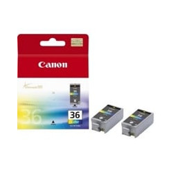 Cartuccia canon cli-36 color twin pack [1511b018]