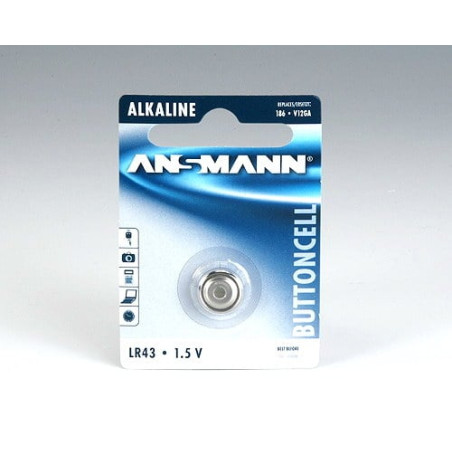 Pila ansmann 1 pz. a bottone lr 43 [5015293]