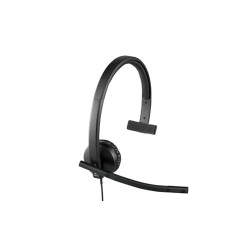Cuffie logitech mono h570e cablata nero [981-000571]