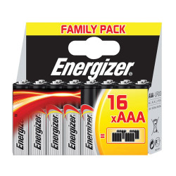Pila energizer 16 pz. family pack aaa mini stilo