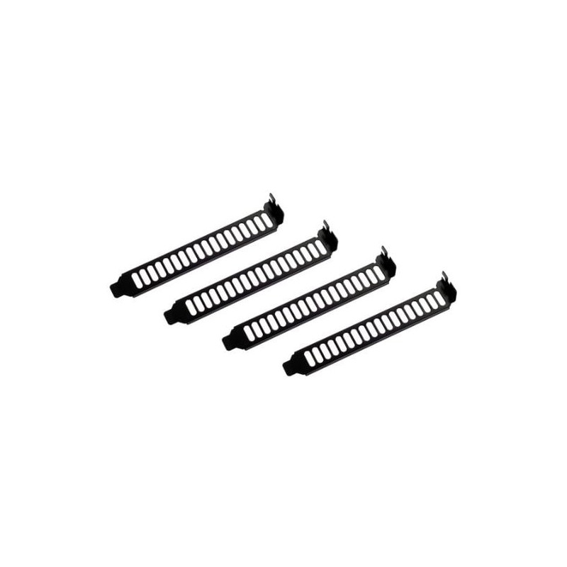 Slotblenden silverstone sst-aeroslots-b 120mm 4tlg schwarz