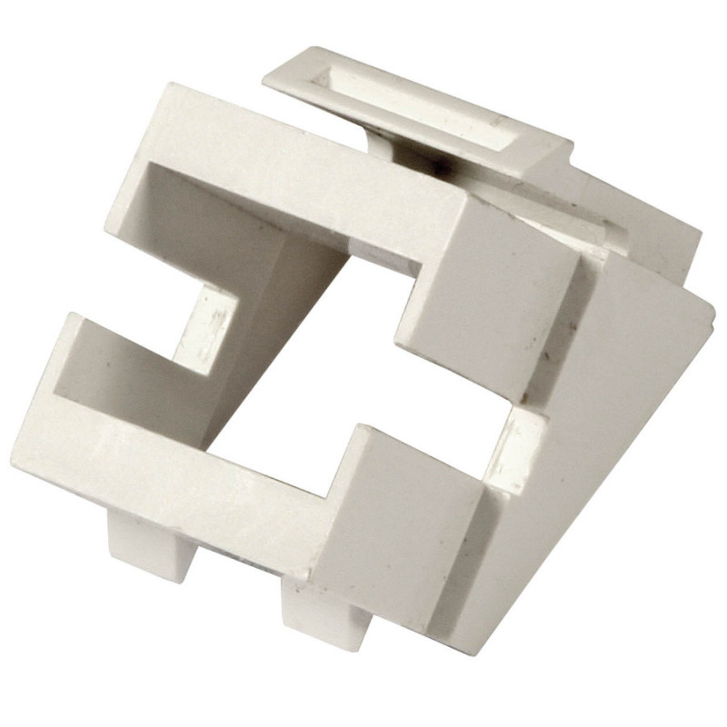 Adattatore keystone sc/lc simplex bianco