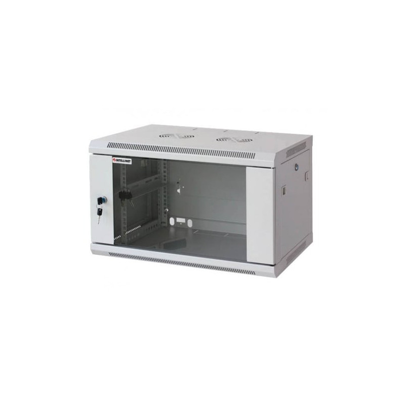 Armadio rack 19'' a muro 15 unità sezione unica prof. 600mm