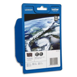 Cartuccia brother lc-985bk nero twinpack [lc985bkbp2dr]