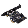 Scheda pci-e usb 3.0 2-port sst-ec04-e silverstone