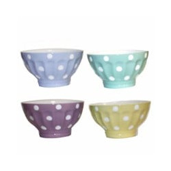 Scodella porcellana cm 16 pois (pz 4) [machx ]