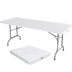 Tavolo serena group in resina pieghevole 152x76cm resina - h74cm