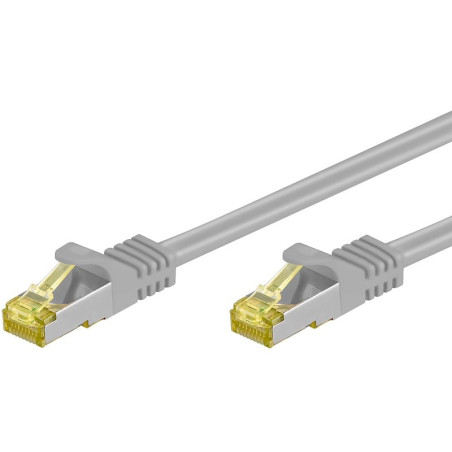 Cavo patch cat.7 plug rj45 6a s/ftp lszh 2m grigio