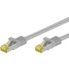 Cavo patch cat.7 plug rj45 6a s/ftp lszh 2m grigio