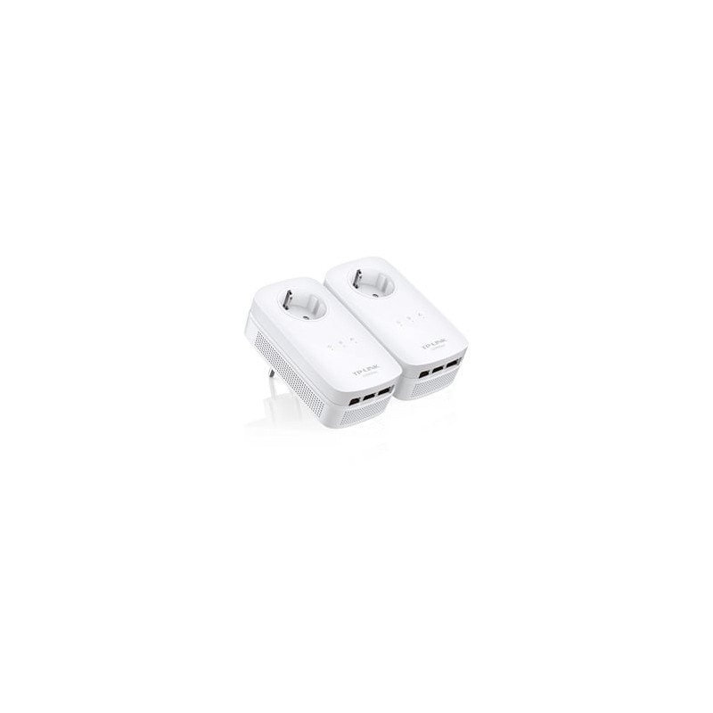 Starter kit powerline tp-link 1200mbit 3x lan bianco [tl-pa8030p