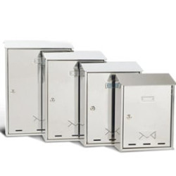 Cassetta postale metalplus 35x45x15cm inox serie elios [3100x/4]