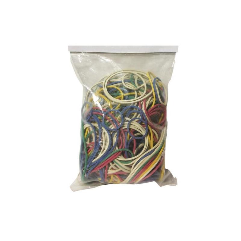 Elastici per ufficio markin 1kg in busta 140x8 blu [y525g140x8]