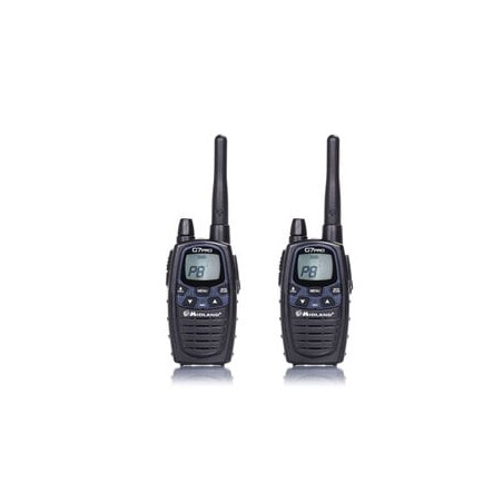 Walkie talkie midland ricetr.pmr/lpd 2pz g7 pro bk full 500mw