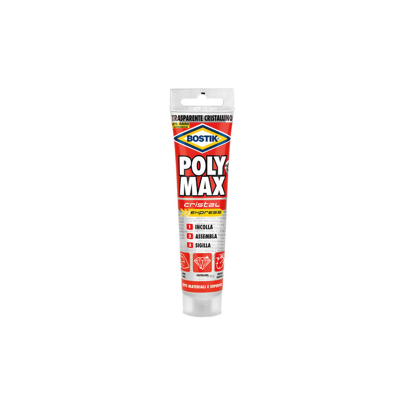 Adesivo bostik poly max 115 gr cristal [bostik]