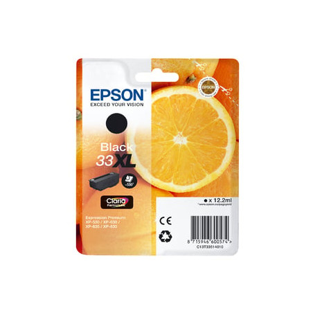 Cartuccia epson t3351 nero 33xl/arancia [c13t33514012]
