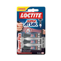 Colla loctite superattak flex gel g 3 mini trio (cf 24)
