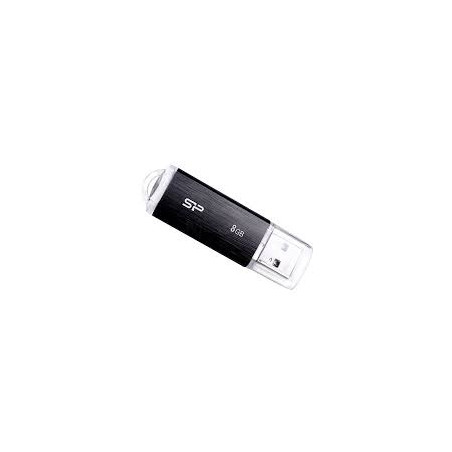 Pen drive 8gb silicon power ultima u02 usb 2.0 nero/trasparente [sp008gbuf2u02v1k]
