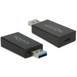Adattatore delock usb 3.1 gen 2 tipo a usb 3.1 gen 2 usb tipo c nero