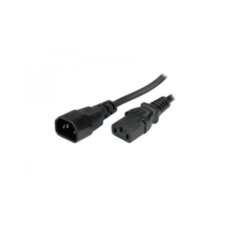 Cavo alimentazione adj 2mt m/f prolunga nero
