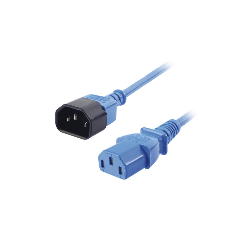 prolunga alimentazione lindy iec , blu, 2m [30472]