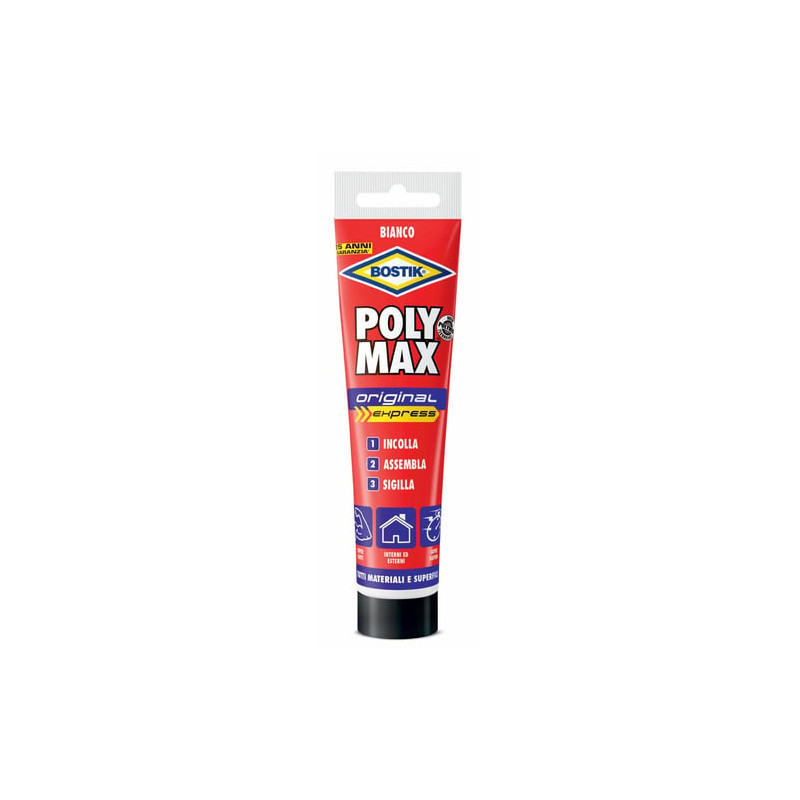 Adesivo bostik poly max ml 165 bianco [bostik]