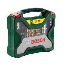 Set foratura-avvitamento titanio pz.70 x-70 bosch [bosch