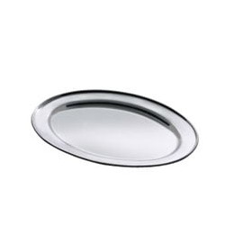 Vassoio in acciaio salvinelli 18/10 ovale cm.30 [salvinelli]