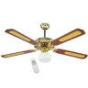 Ventilatore dcg vecrd43tl da soffito 4 pale con luce e telecomando