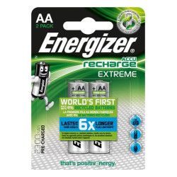 Pile ricaricabili energizer extreme aa 2300mah 2 pezzi [e300624500]
