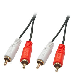 Cavo audio lindy stereo 1m, 2xrca 2xrca m/m [35660]