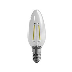 Lampadina led duracell oliva e14 w 2,4 2700^k filo classe: a