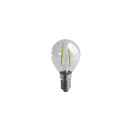 Lampadina led duracell sfera e14 w 2,4 2700^k filo classe: a