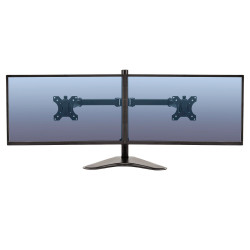 Supporto monitor fellowes prof. doppio braccio orizzontale con base