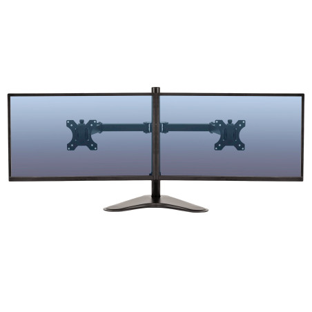 Supporto monitor fellowes prof. doppio braccio orizzontale con base