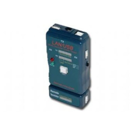 Tester per cavi di rete cablexpert nct-2 nero [nct-2]