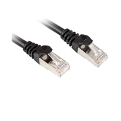 Cavo di rete sharkoon rj45 cat.6 sftp 0,5m nero [4044951014972]