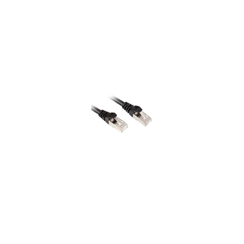 Cavo di rete sharkoon rj45 cat.6 sftp 0,5m nero [4044951014972]