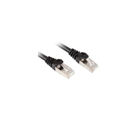 Cavo di rete sharkoon rj45 cat.6 sftp 0,5m nero [4044951014972]