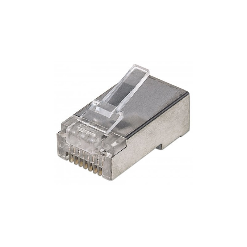 Plug modulari rj45 cat.5e intellinet 100 pz.