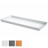 Sottovaso lofly case rett.grigio 36x15 pplast (pz 5) [pplast ]