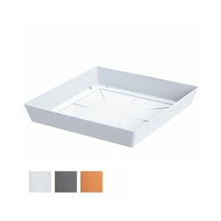 Sottovaso lofly low quadro grigio 17x17 pplast (pz 10) [pplast ]