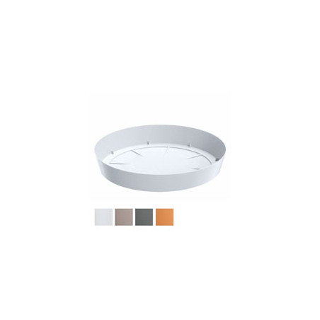 Sottovaso lofly tondo grigio 27 pplast (pz 10) [pplast ]