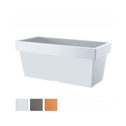 Vaso lofly case rett.grigio 58x26 h 22 pplast (pz 3) [pplast ]