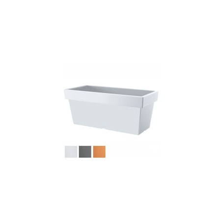 Vaso lofly case rett.grigio 58x26 h 22 pplast (pz 3) [pplast ]