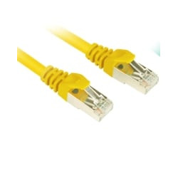 Cavo di rete sharkoon rj45 cat.6 sftp 0,25m giallo [4044951014750]