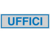Targhetta adesiva 165x50mm uffici [96674]