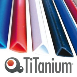 25 dorsi rilegafogli 6mm rosso titanium [dor.ril 6r]