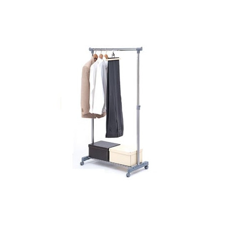 Stender appendiabiti 87cm con portaoggetti ac9001 [ac9001gr]